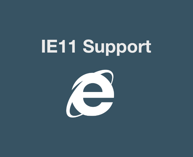 Crossbrowser Support IE11
